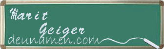 Marit Geiger Visitenkarte